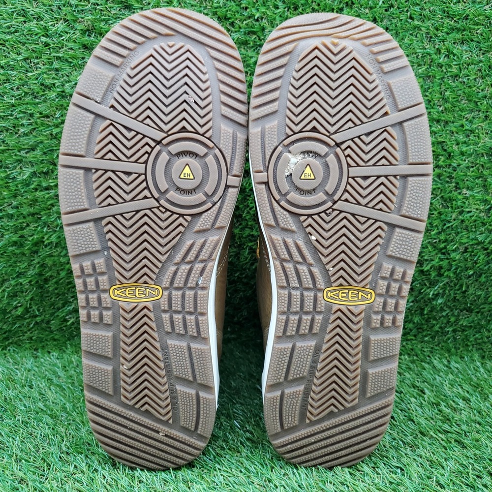 KEEN Utility Gibson SIZE 11 Men's Soft Toe Slip Resistant Work Boots Belgian Gum - Picture 9 of 9